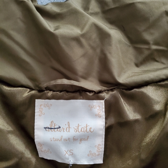 Altard state olive puffer jacket - Picture 4 of 7